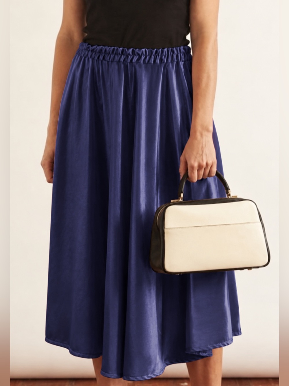 Xirena Vivien Saphire Blue Midi Skirt Women’s Sz. L